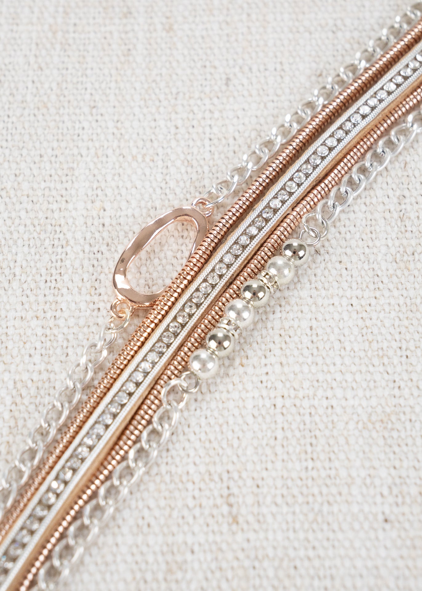 Aria - Matte Silver/Rose Gold