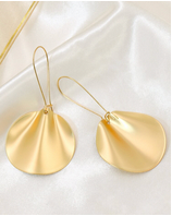 Gold Satin Earrings