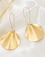 Gold Satin Earrings